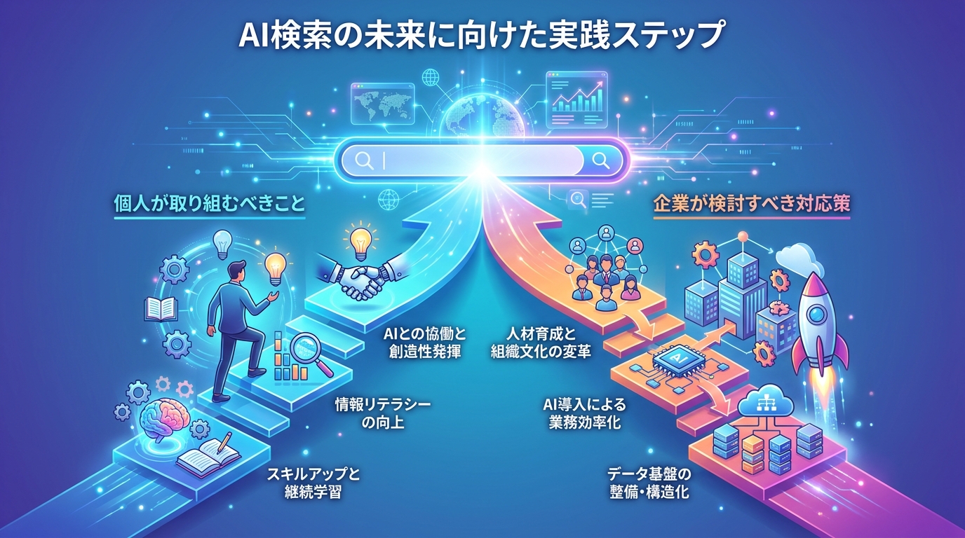 AI検索の未来に向けた実践ステップ