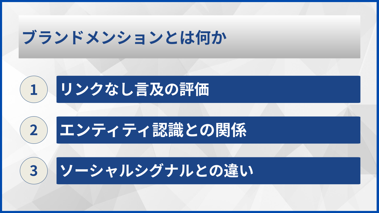 ブランドメンションとは何か