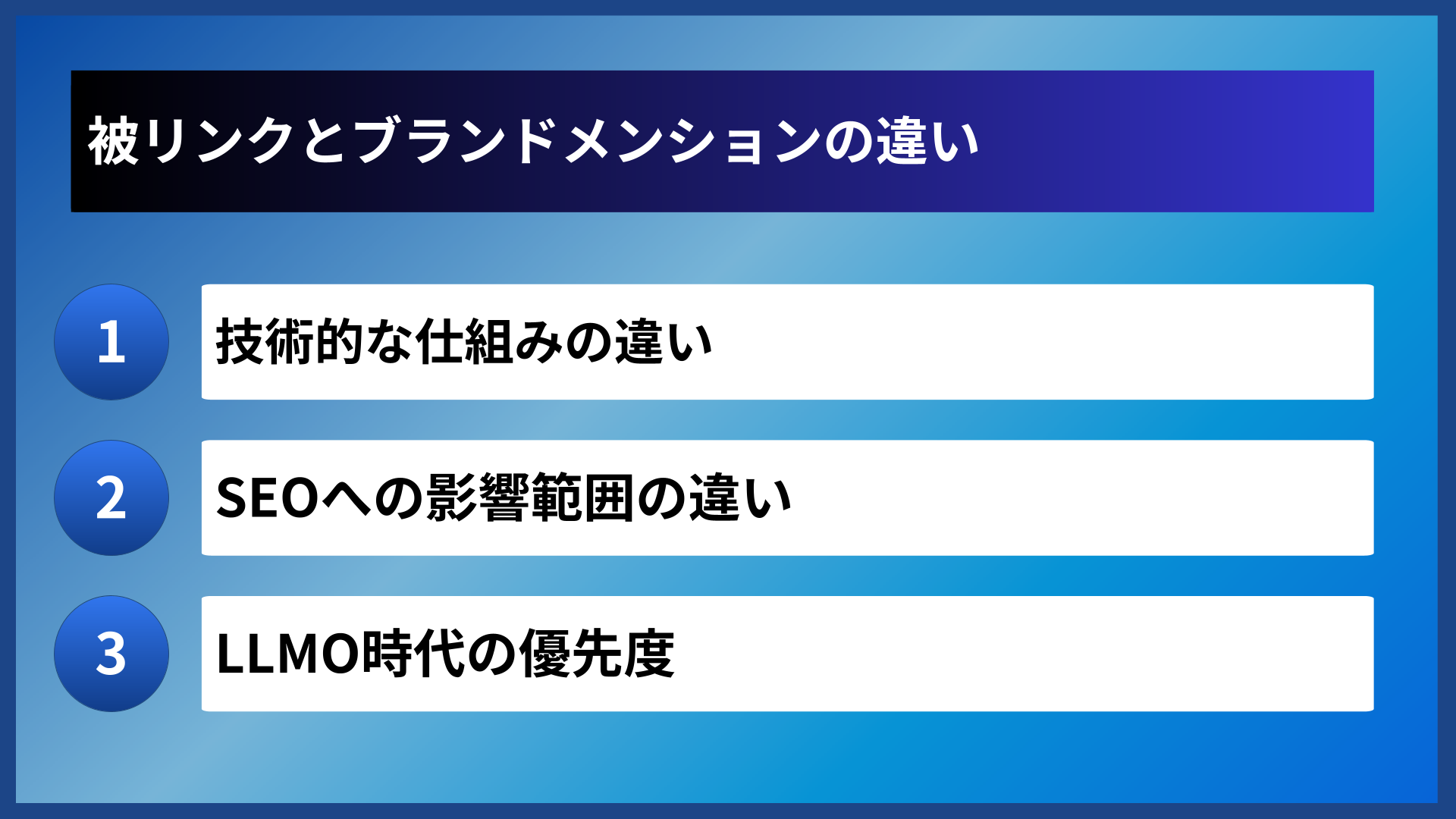 被リンクとブランドメンションの違い
