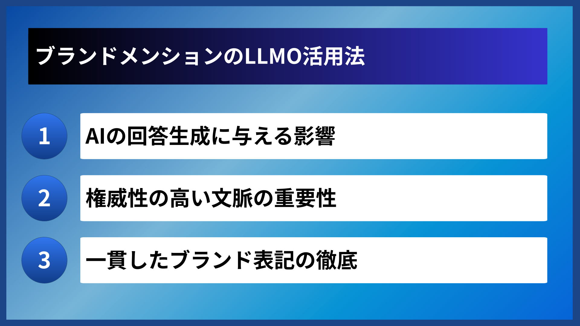 ブランドメンションのLLMO活用法