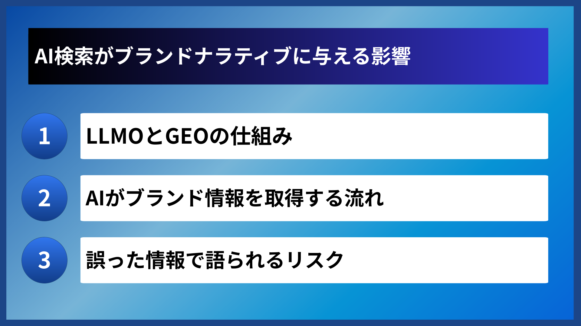 AI検索がブランドナラティブに与える影響