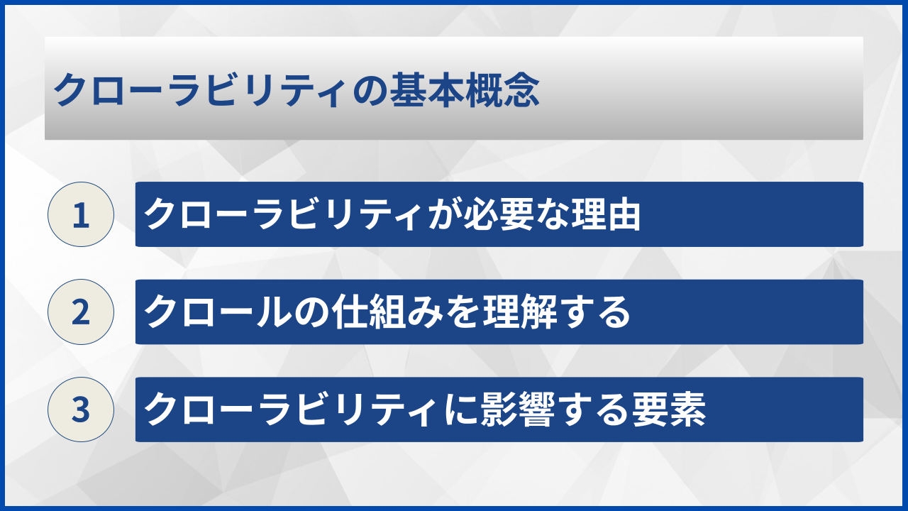 クローラビリティの基本概念