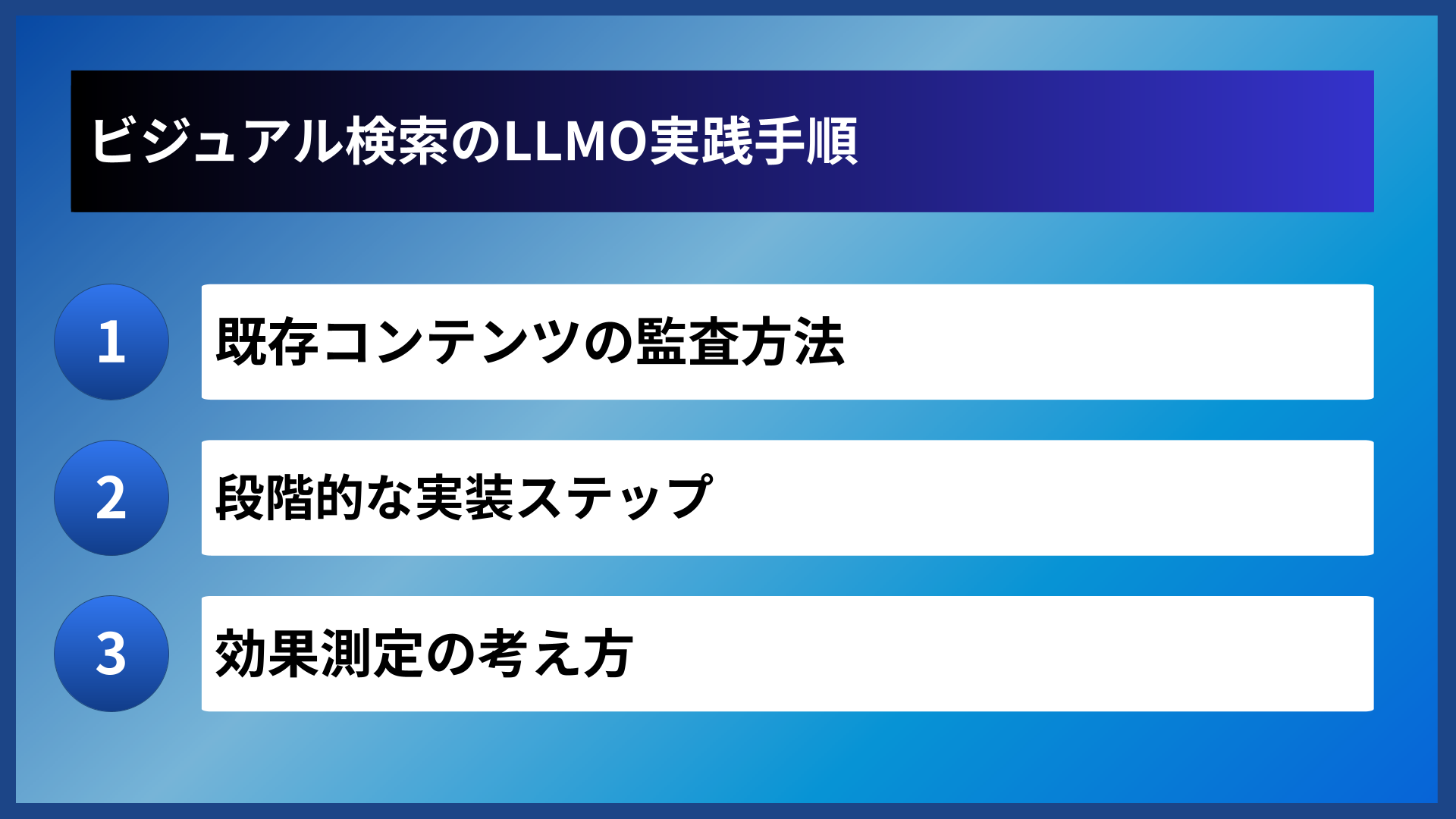 ビジュアル検索のLLMO実践手順
