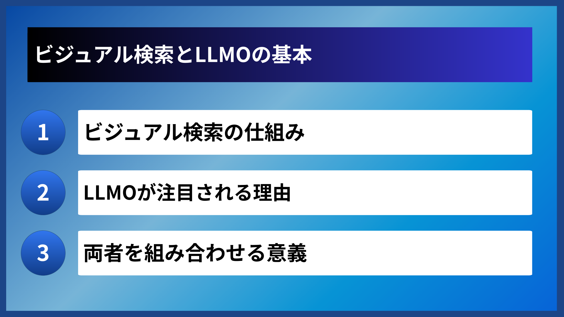 ビジュアル検索とLLMOの基本