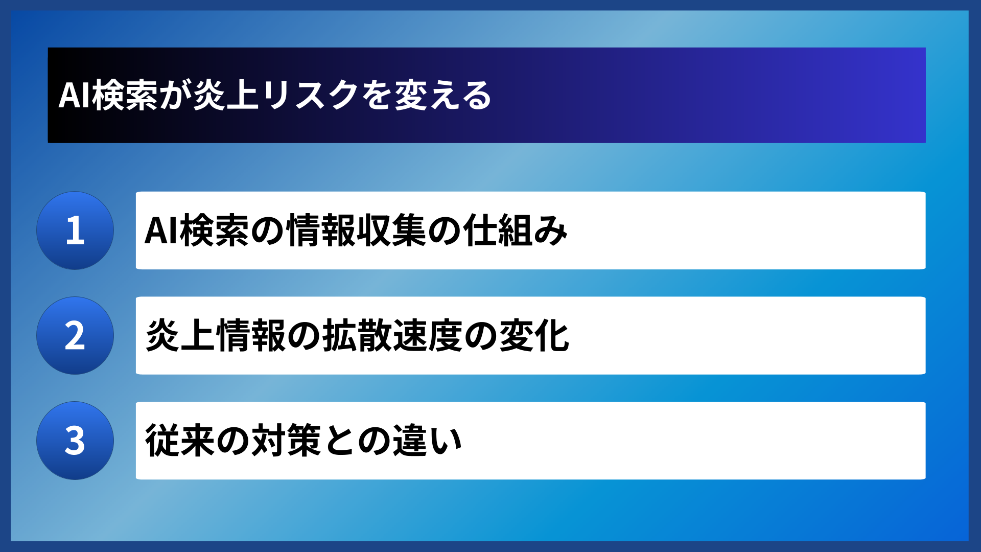 AI検索が炎上リスクを変える