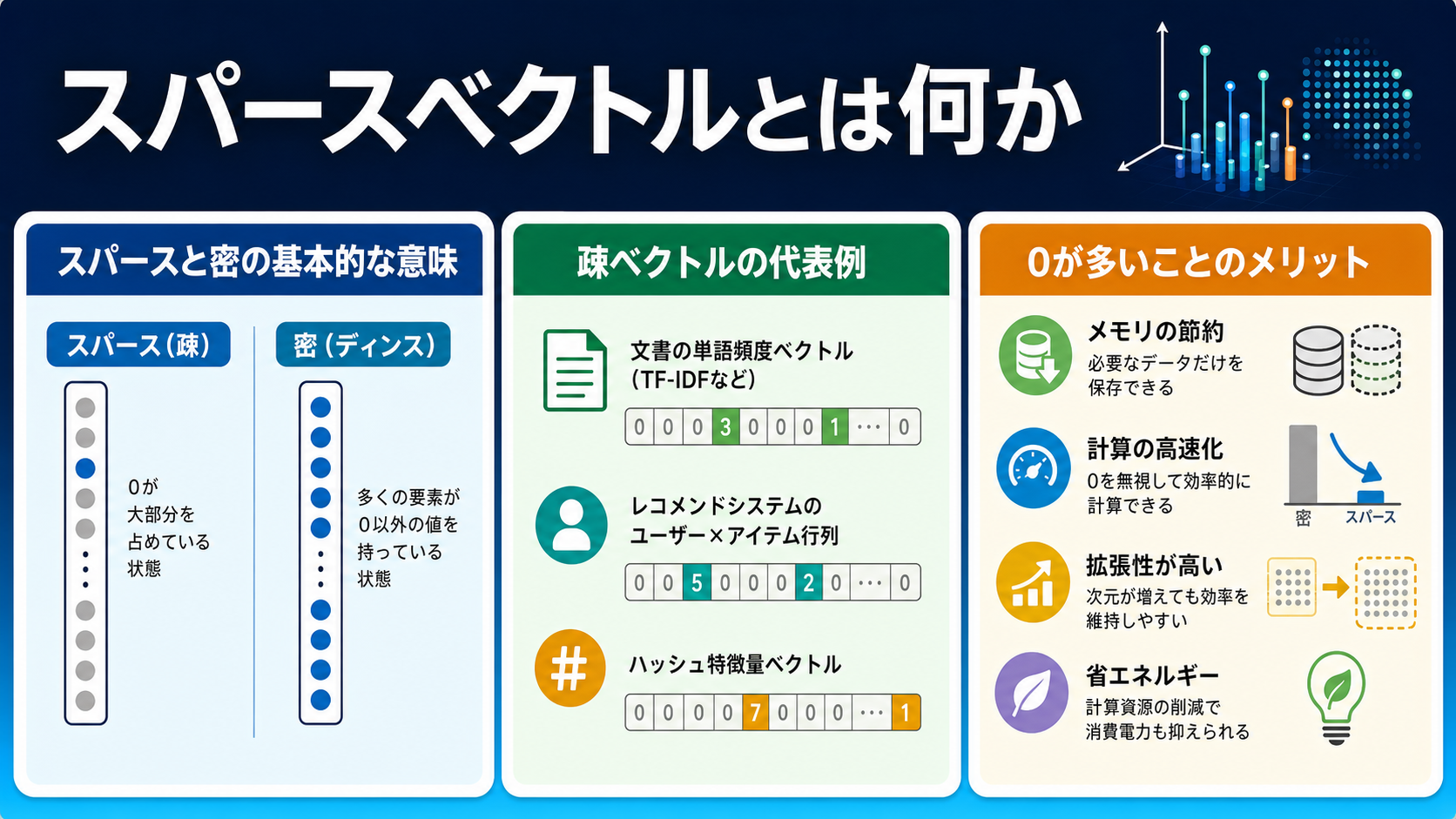 スパースベクトルとは何か