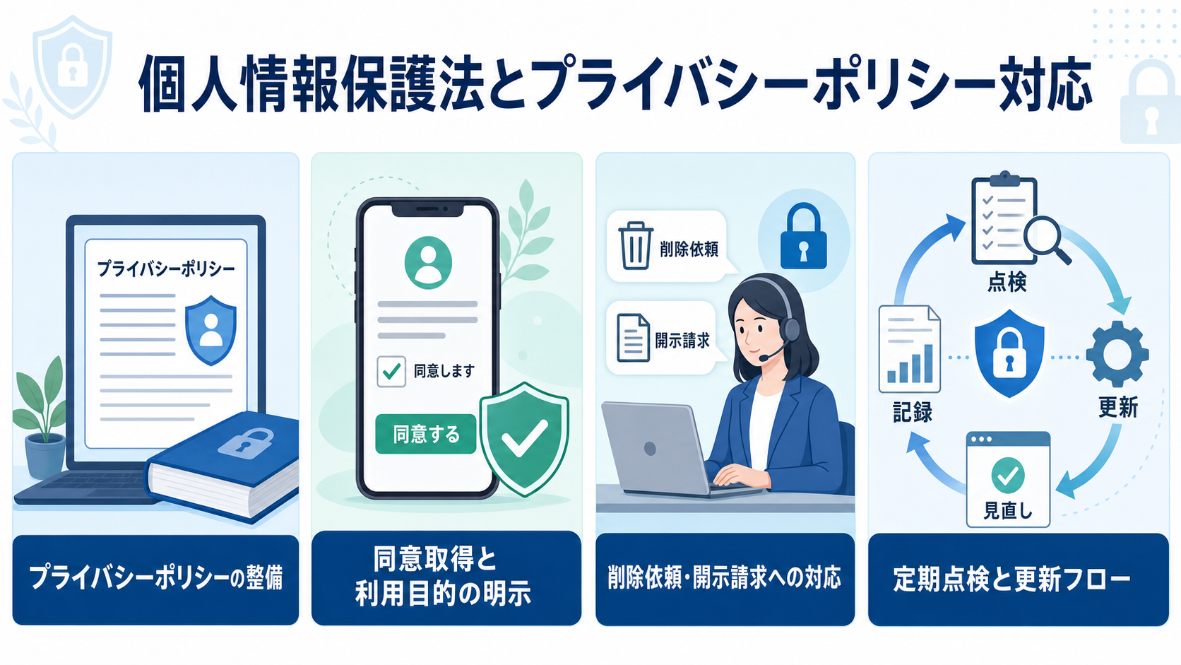 個人情報保護法とプライバシーポリシー対応