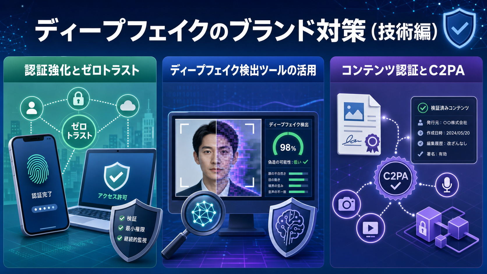 ディープフェイクのブランド対策(技術編)