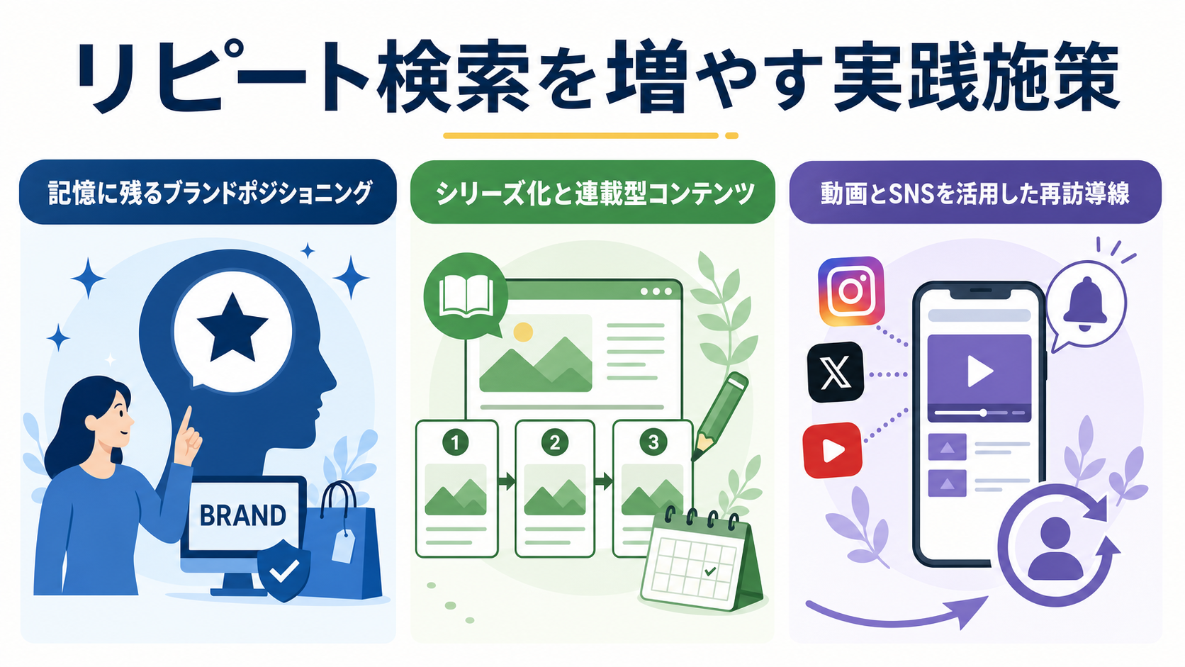 リピート検索を増やす実践施策