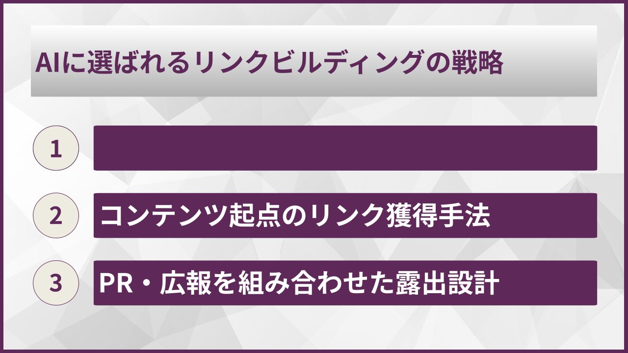 AIに選ばれるリンクビルディングの戦略