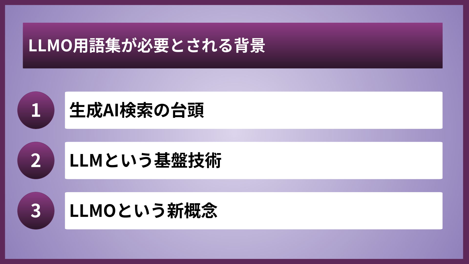 LLMO用語集が必要とされる背景