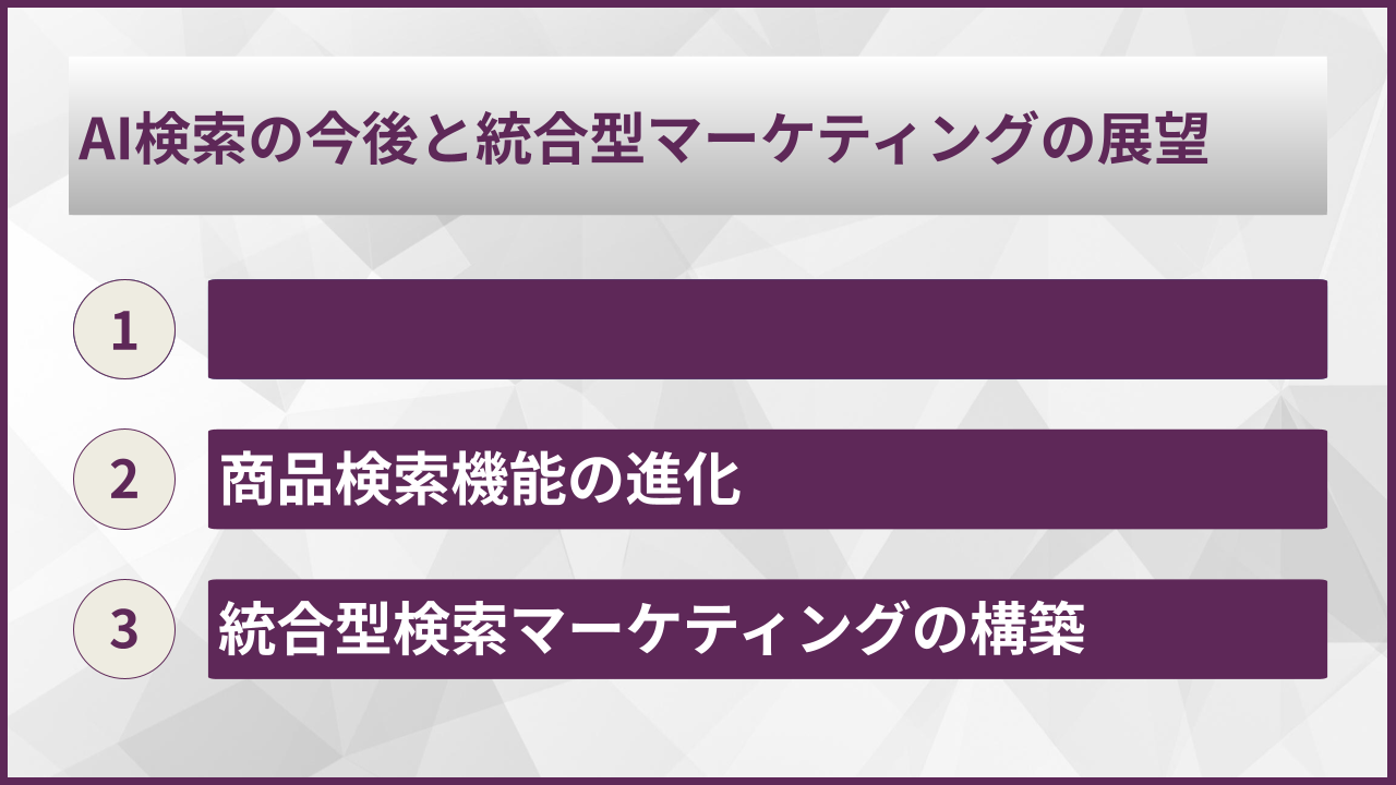 AI検索の今後と統合型マーケティングの展望