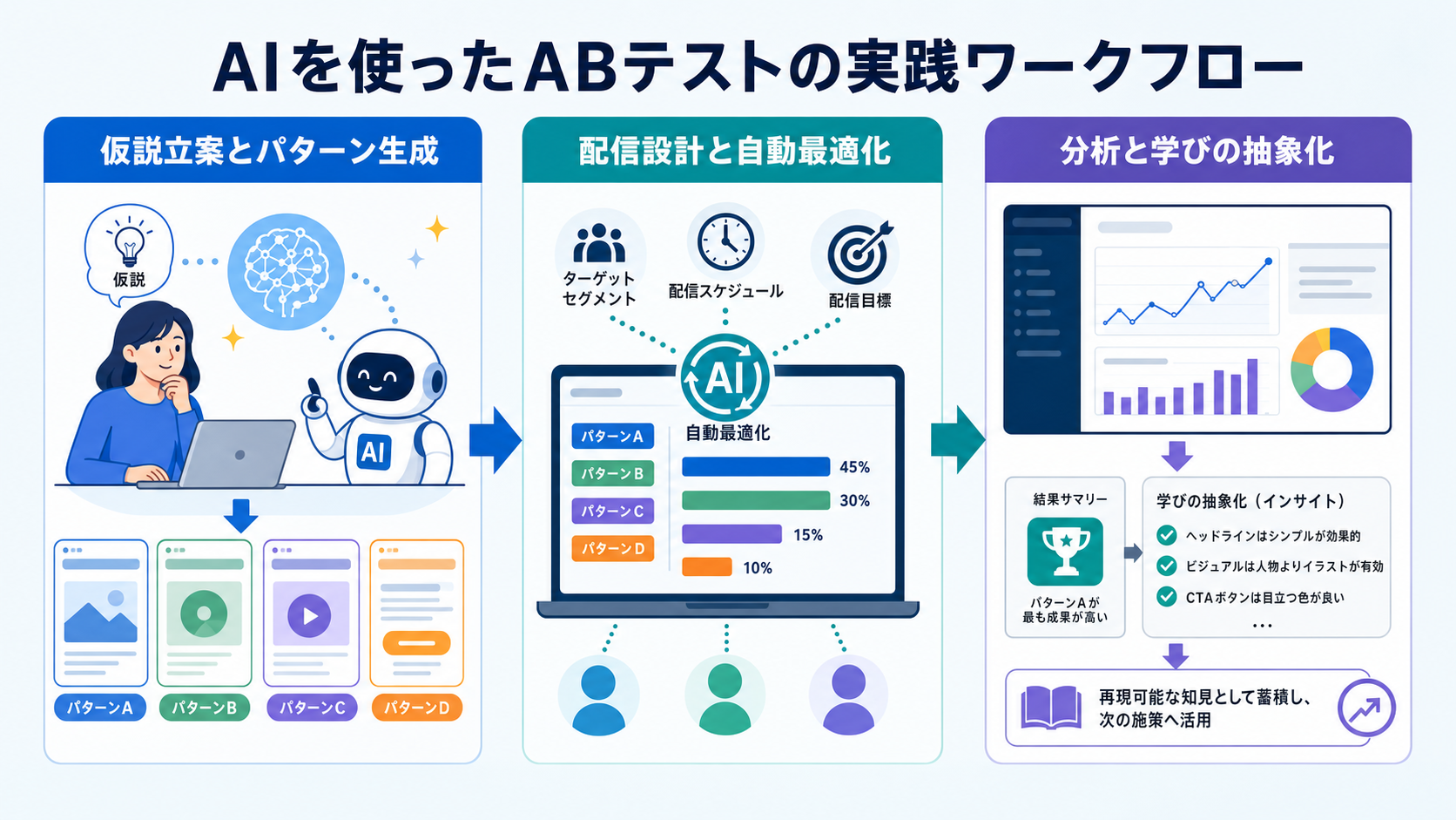 AIを使ったABテストの実践ワークフロー