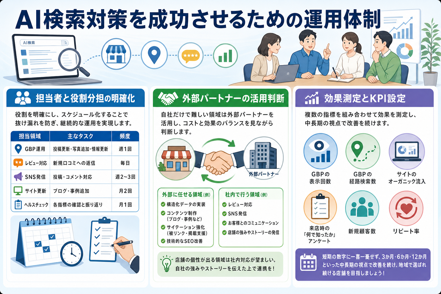 AI検索対策を成功させるための運用体制
