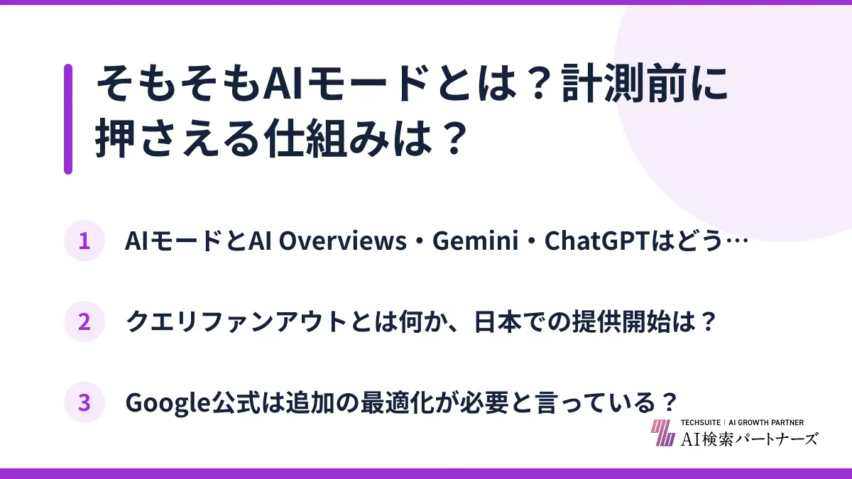 そもそもAIモードとは?計測前に押さえる仕組みは?