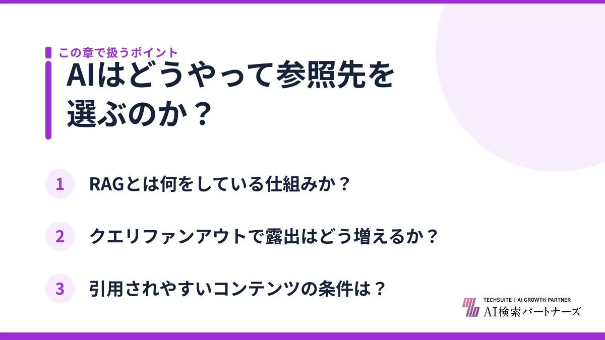 AIはどうやって参照先を選ぶのか？