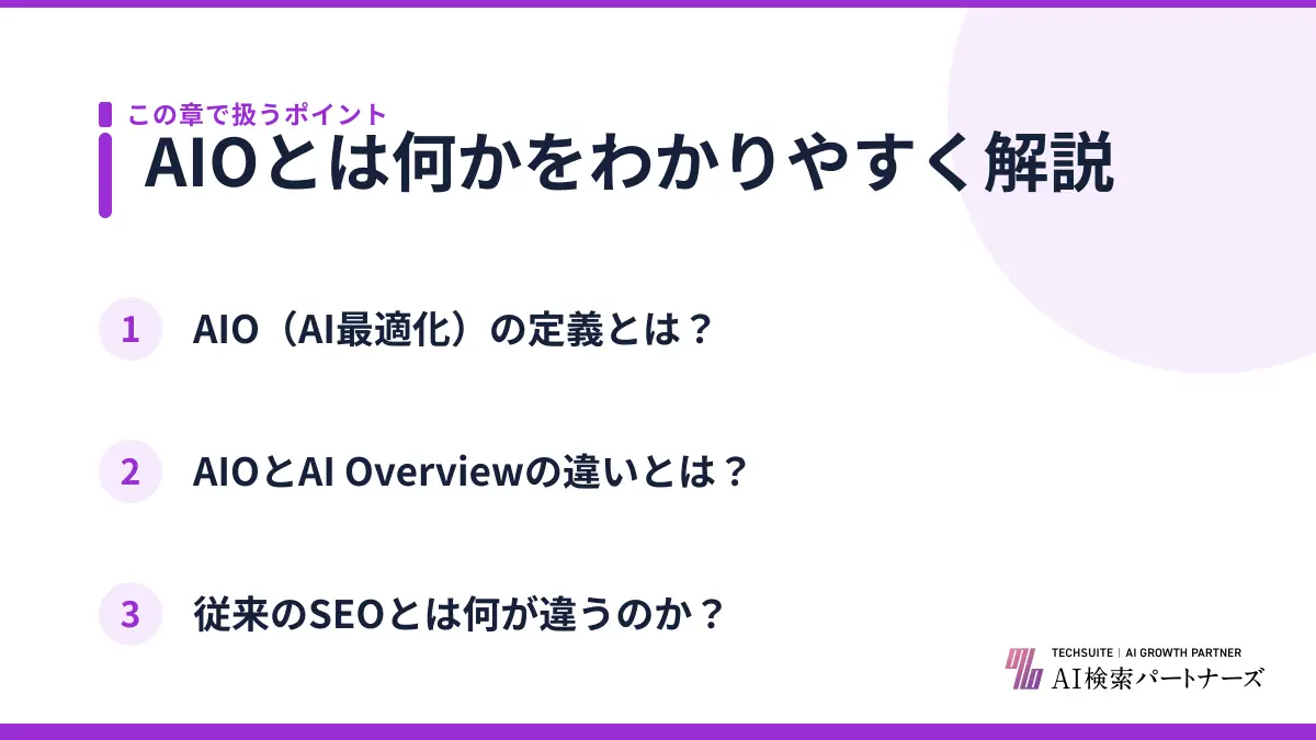AIOとは何かをわかりやすく解説