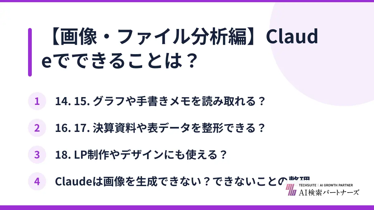 【画像・ファイル分析編】Claudeでできることは？