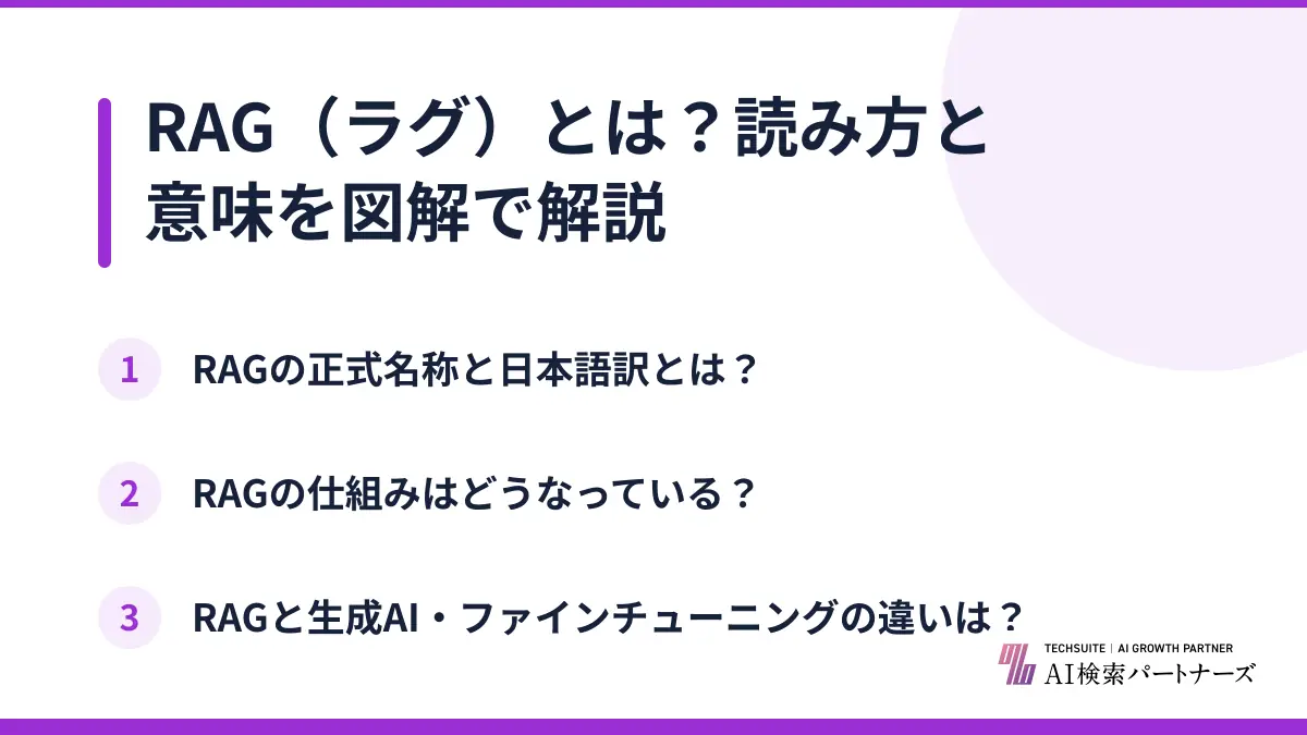 RAG（ラグ）とは？読み方と意味を図解で解説