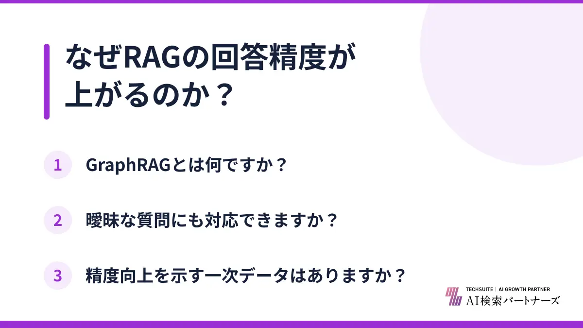 なぜRAGの回答精度が上がるのか?
