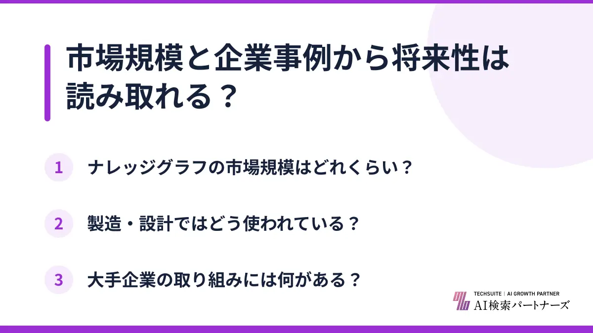 市場規模と企業事例から将来性は読み取れる?