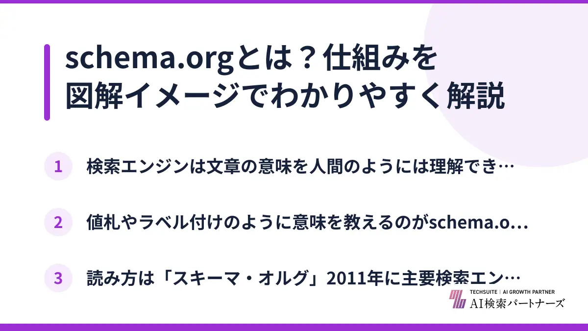 schema.orgとは？仕組みを図解イメージでわかりやすく解説