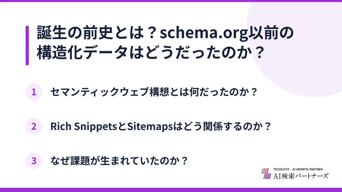 誕生の前史とは?schema.org以前の構造化データはどうだったのか?