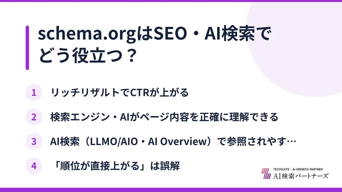schema.orgはSEO・AI検索でどう役立つ？