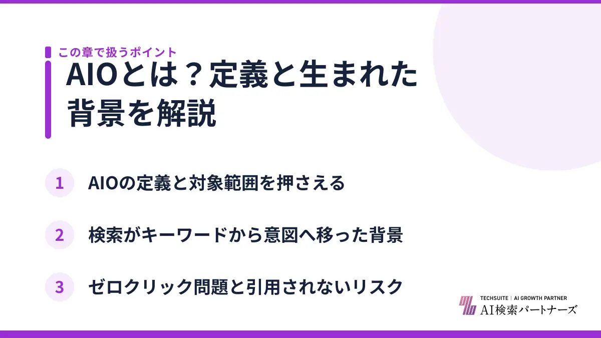 AIOとは?定義と生まれた背景を解説