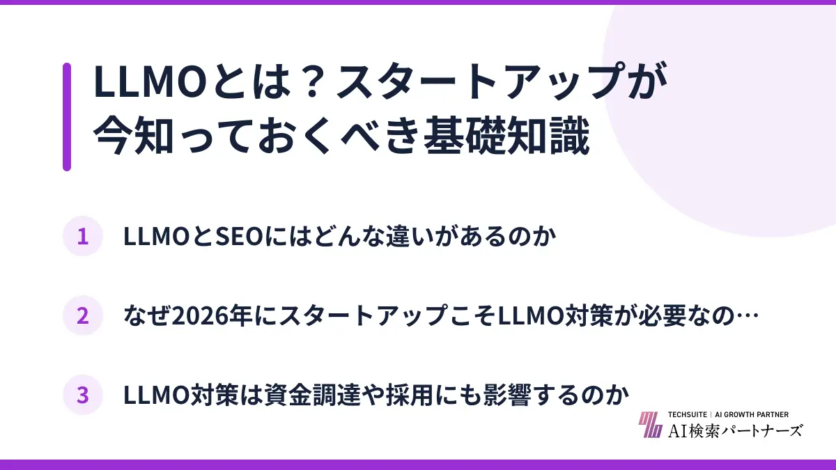 LLMOとは？スタートアップが今知っておくべき基礎知識