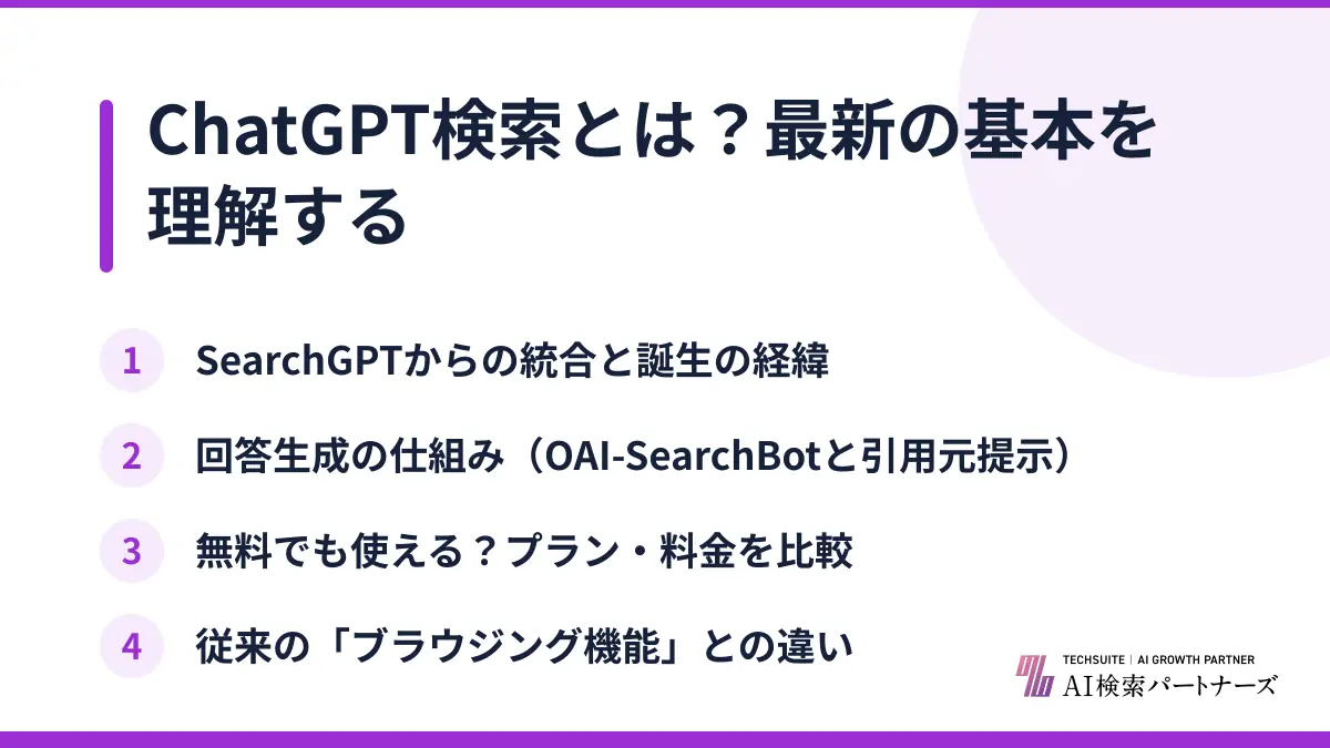 ChatGPT検索とは？最新の基本を理解する