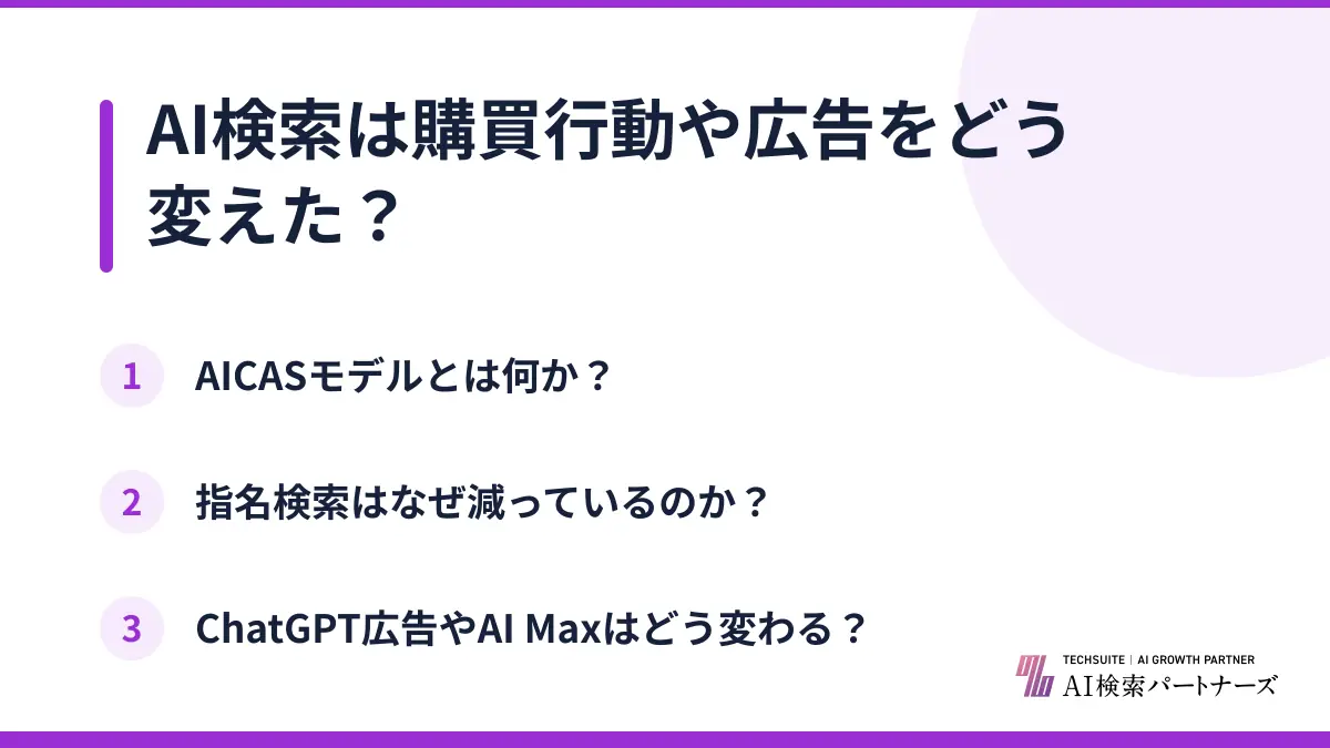 AI検索は購買行動や広告をどう変えた？